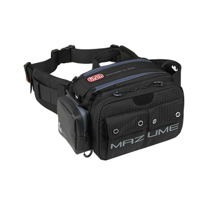 MAZUME レッドムーンウエストバッグIV ブラックカスリ MAZUME(マズメ) mazume レッドムーンウエストバッグIV MZBK-689