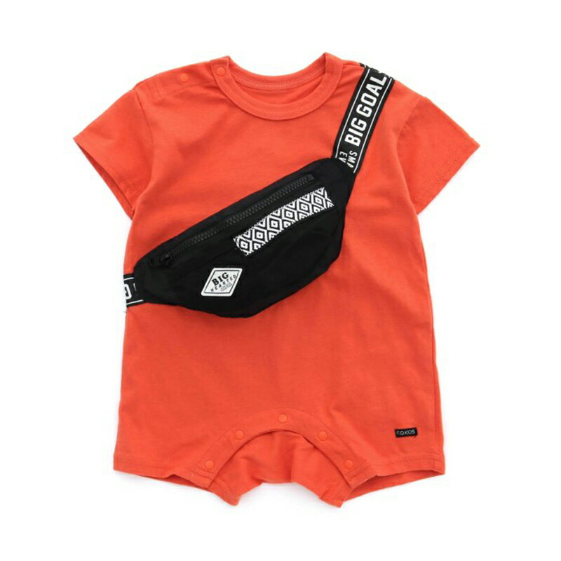 Kid’s ボディバッグ ドッキング ロンパス キッズ 70 オレンジ