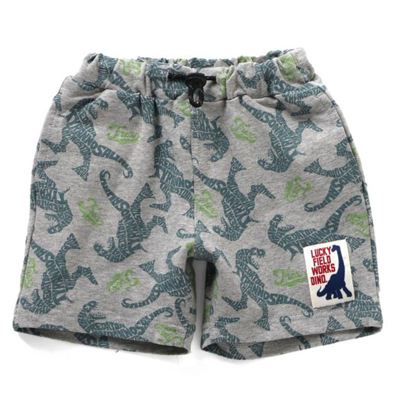 Kid’s DINO総柄 カットパンツ キッズ 120 グレー