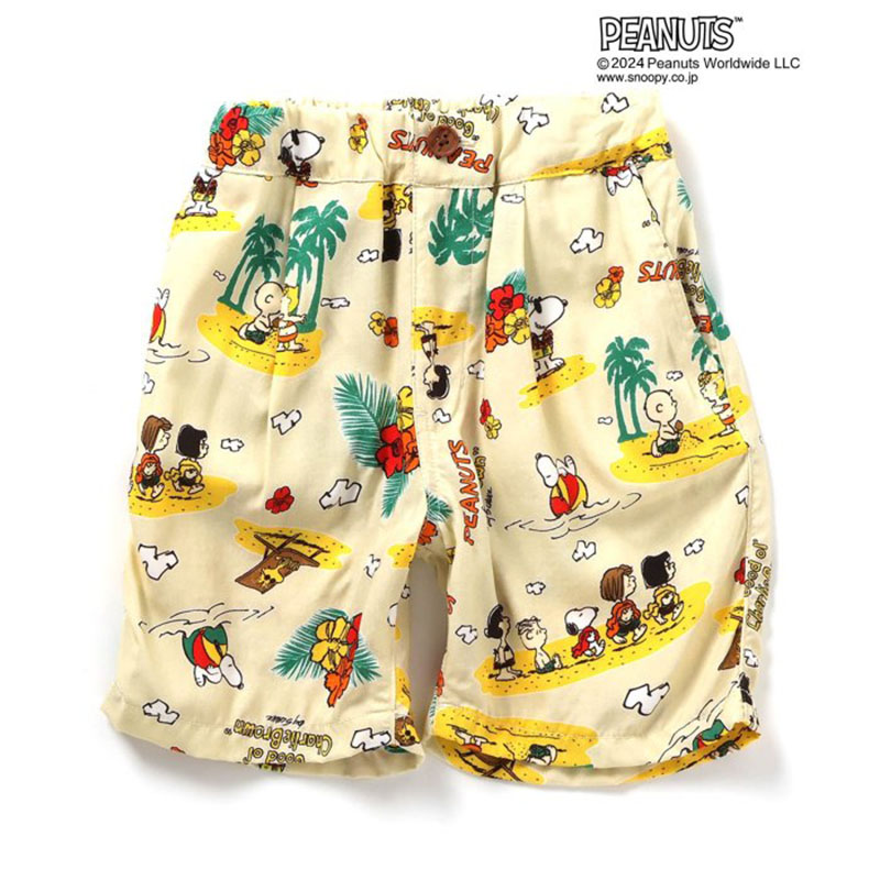 Kid’s PEANUTS ALOHA SHORTS キッズ 100 キナリ