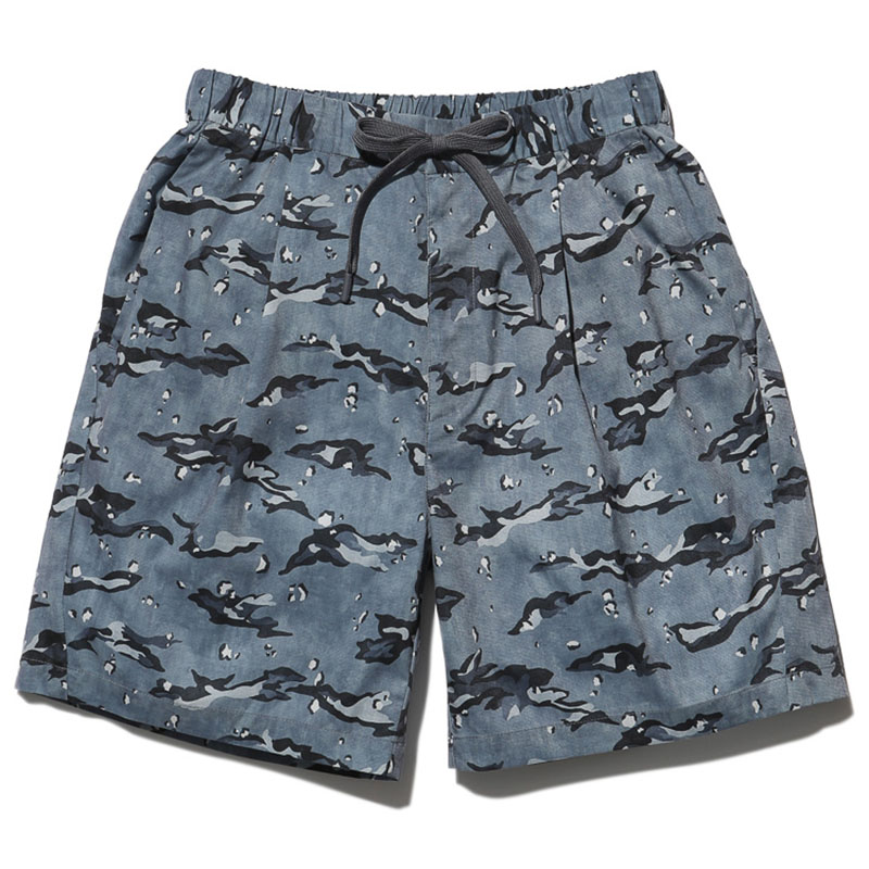 Printed Breathable Quick Dry Shorts M Grey