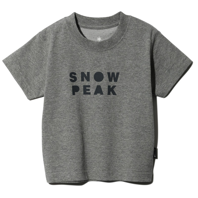 Kid’s SNOWPEAKER T-Shirt CAMPER キッズ 3/125cm M.grey