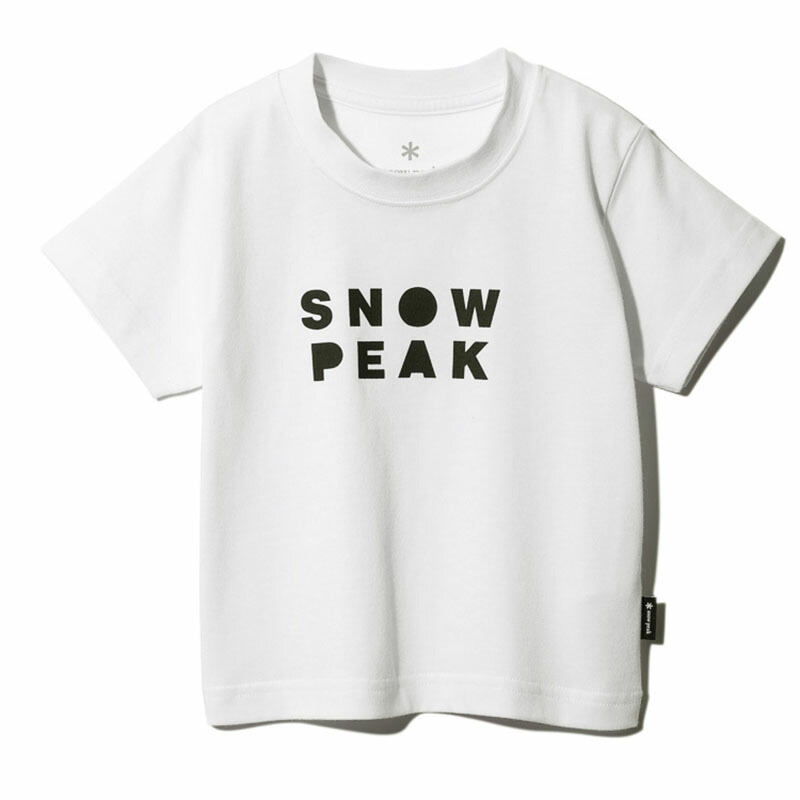 Kid’s SNOWPEAKER T-Shirt CAMPER キッズ 3/125cm White