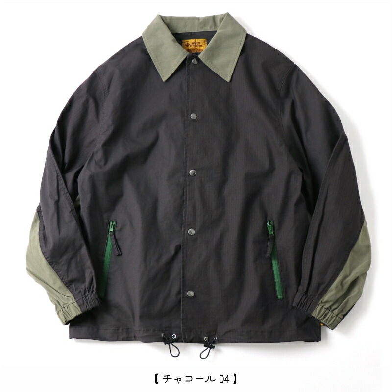 異素材コーチJKT M チャコール(04)