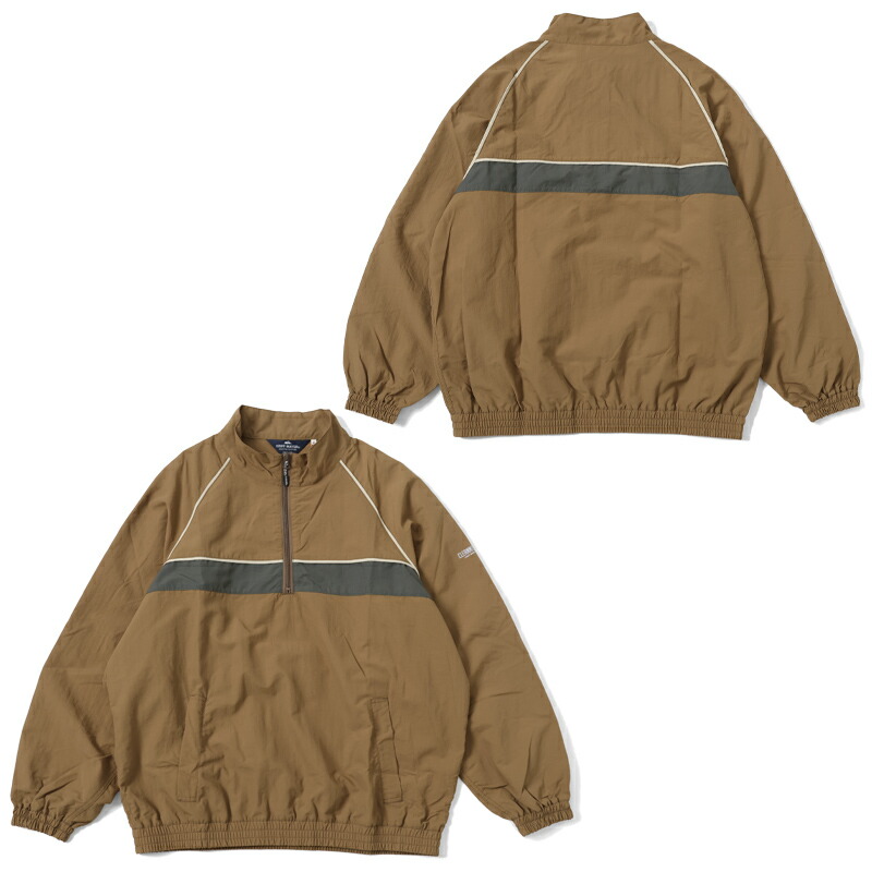 クリーネス ハーフジップ トラック トップ M L.BROWN(27)