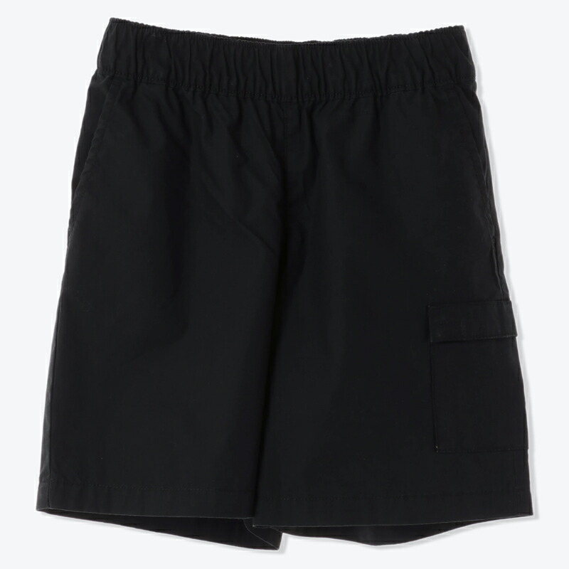 ウォッシュドアウト カーゴショーツ キッズ L 010(Black)