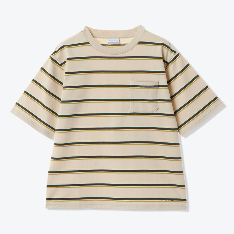 スワン ストリーム ショートスリーブ Tシャツ ウィメンズ L 191(Chalk Border)