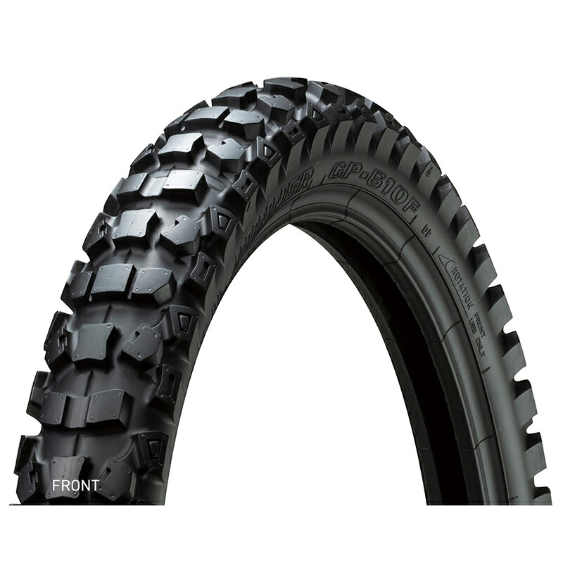 アイアールシー(iRC) タイヤ GP-610 チューブタイプ 80/100-19 フロント W/T 80/100-19 129427｜ナチュラム 支店
