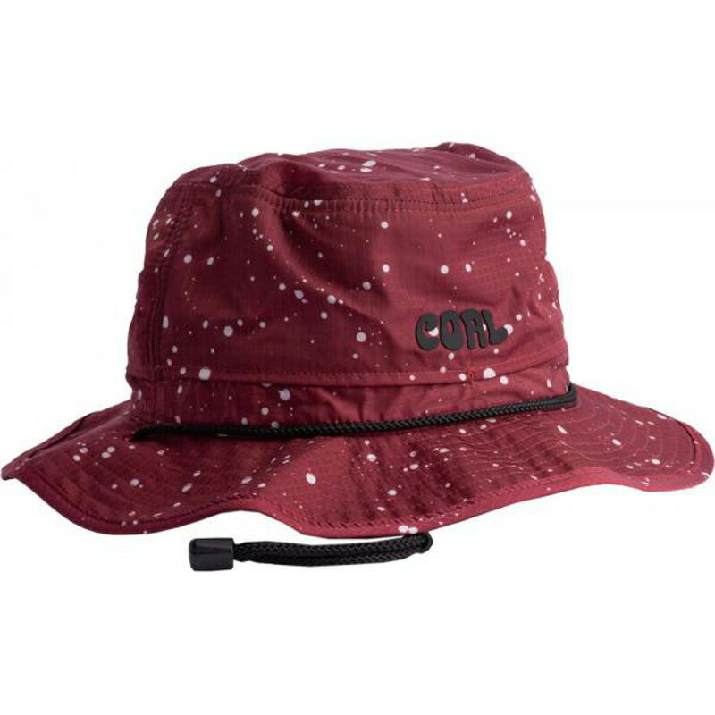 THE TRAVERSE/バケットハット M BURGUNDY SPLATTER