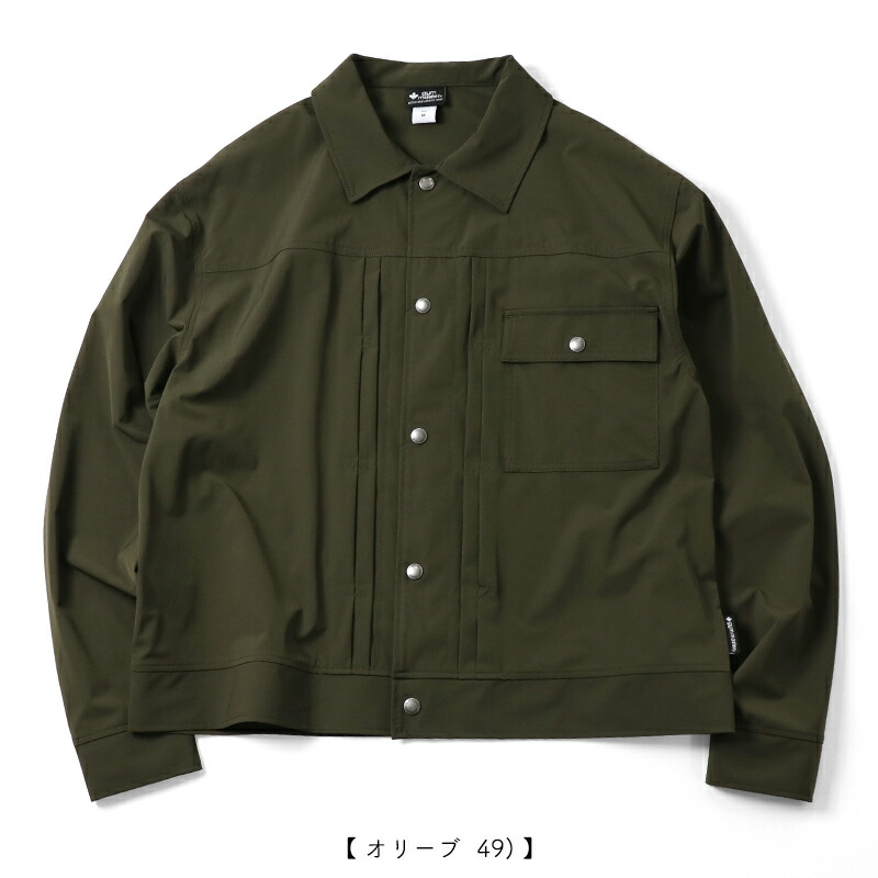 Comfy ナイロン ブルゾン L 49(オリーブ)