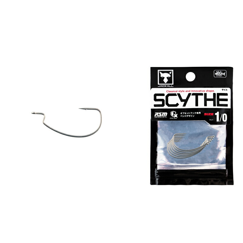 楽天市場】【メール便可】ジャッカル SCYTHE/サイス 1/0 6本入り