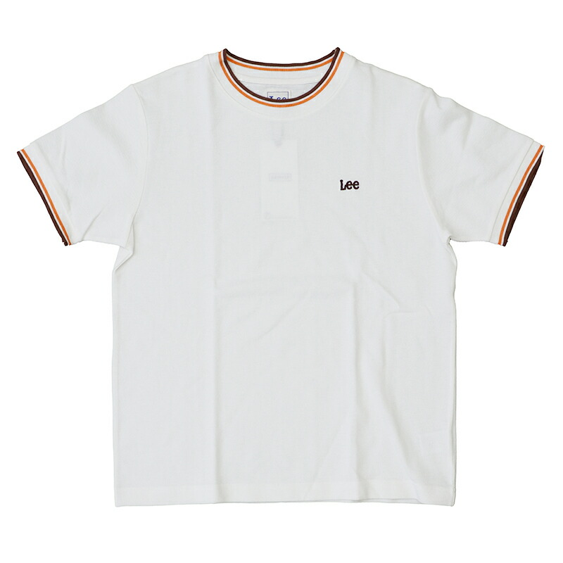 Women’s SEEDSTITCH H/S TEE ウィメンズ M WHITE×ORANGE