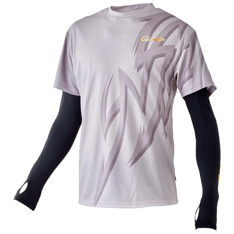 がまかつ(Gamakatsu) アルテマクールTシャツ(アームカバー付き) 3L ライトグレー GM3760