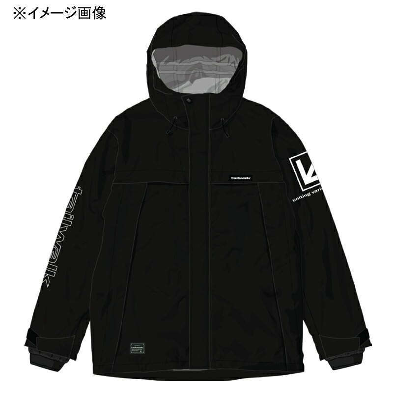 テイルウォーク(tail walk) LIGHT ALL WEATHER JACKET(ライトオールウェザージャケット) XL ブラック×ブラック