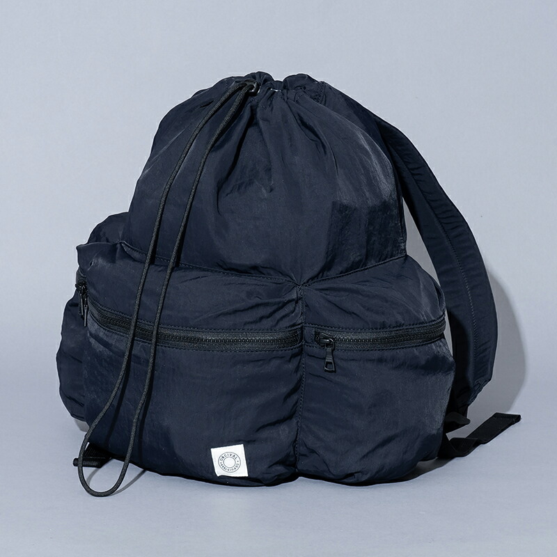 GATHERED RUCK(ギャザー リュック) フリー BLACK