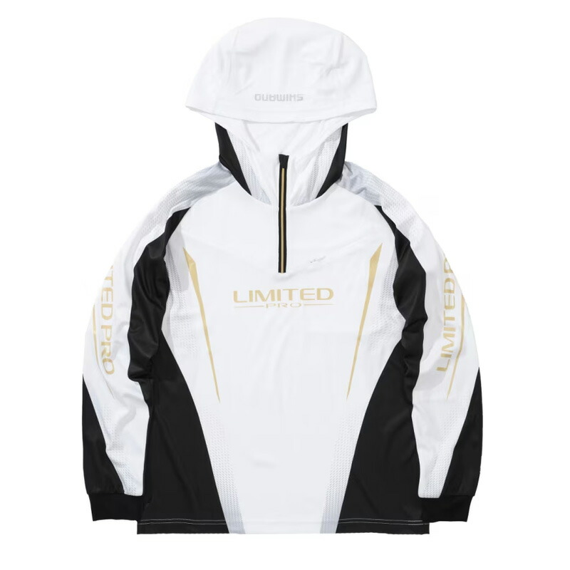 シマノ リミテッドプロ ハーフジップフーディ SH-124Y リミテッドホワイト Mサイズ / shimano 釣具 89_1.jpg