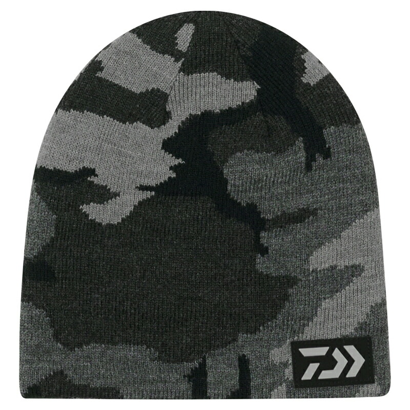 DC-9725W リバーシブルビーニーキャップ フリー ブラックカモ