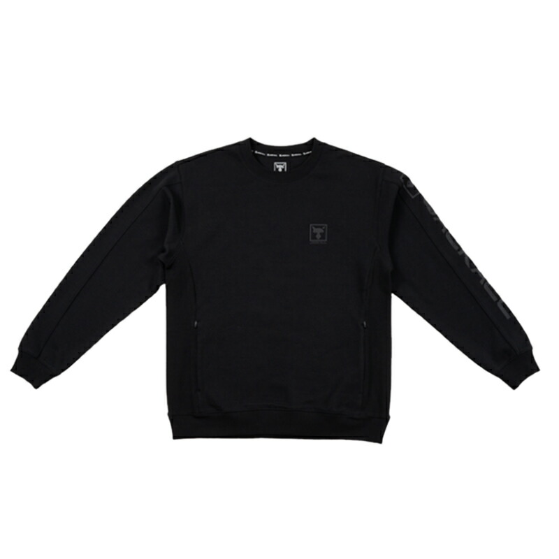 クルーネックスウェット SW-A001 M ブラック