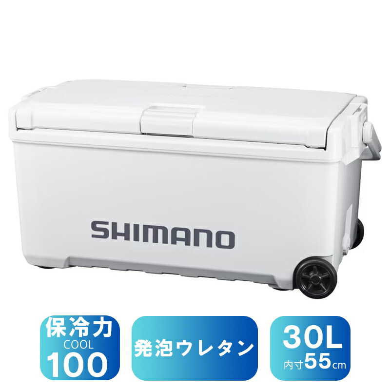 シマノ(SHIMANO) ND-630Z ユニフリーズ BS キャスター 発泡ウレタン 30L ピュアホワイト 163707