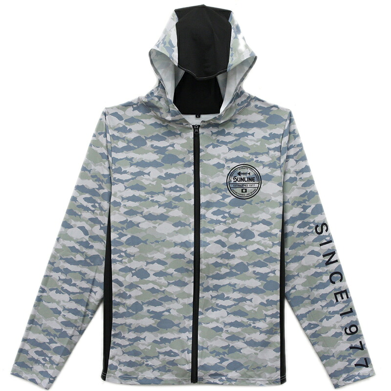 【7/1全品P2倍CP最高限度2000円OFF】 サンライン(SUNLINE) BUG OFFクイックドライフルジップパーカー SUW-04605CW 全4大きさ