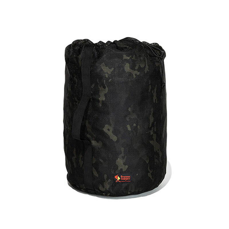 メッシュシリンダー L ブラックカモ