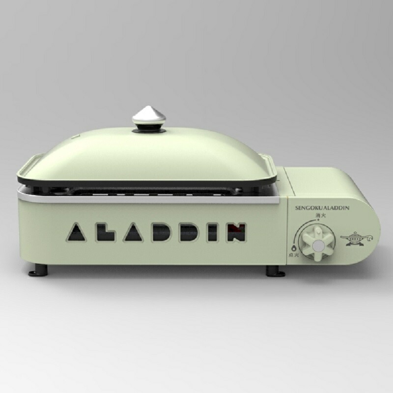 センゴクアラジン(SENGOKU ALADDIN) ポータブルガスホットプレート プチパン グリーン SAG-RS21B(G)画像