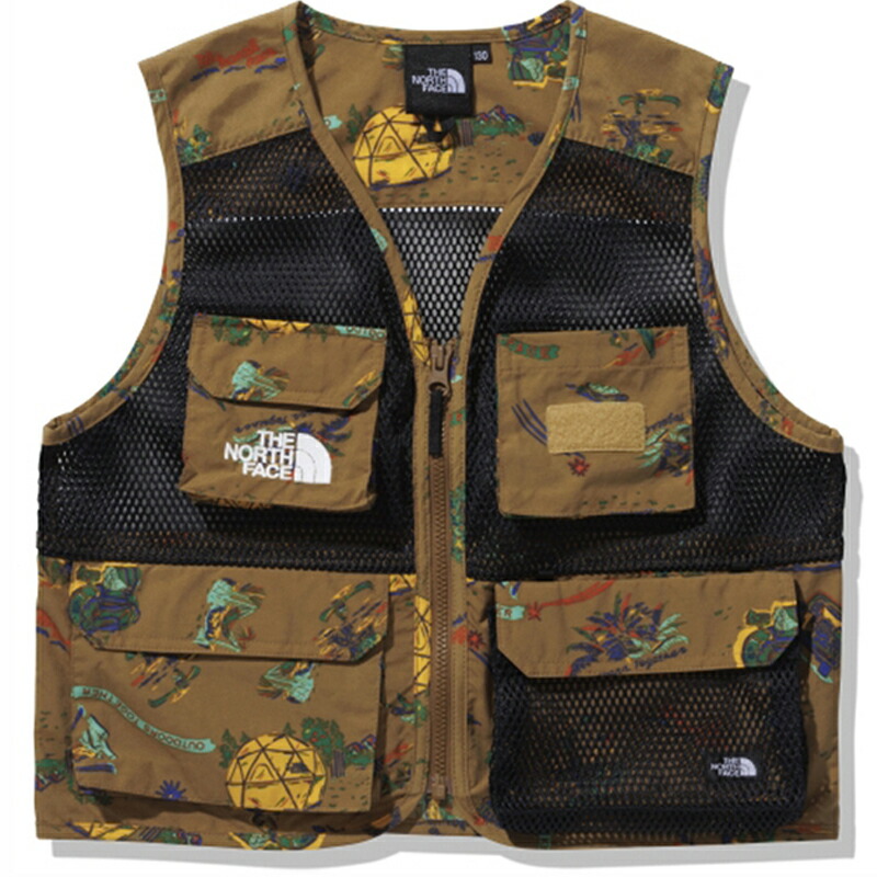 Kid’s ADVENTURE VEST(アドベンチャー ベスト)キッズ 150 TNFキャンプブラウン(CB)