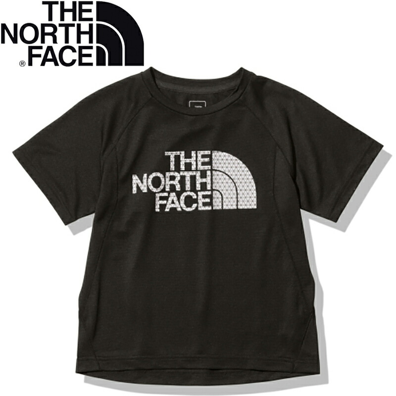 K S/S TRAIL RUN TEE(ショートスリーブ トレイルラン ティー)キッズ 130 ブラック(K)