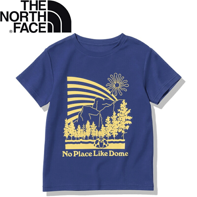 Kid’s SHORT SLEEVE GRAPHIC TEE キッズ 110 TNFブルー(TB)
