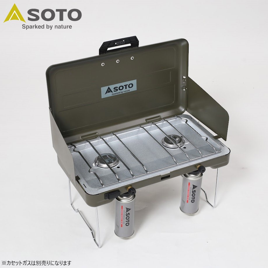 希少】未使用 SOTO/ソトー 廃盤 ステンレスツーバーナー ST-510 希少