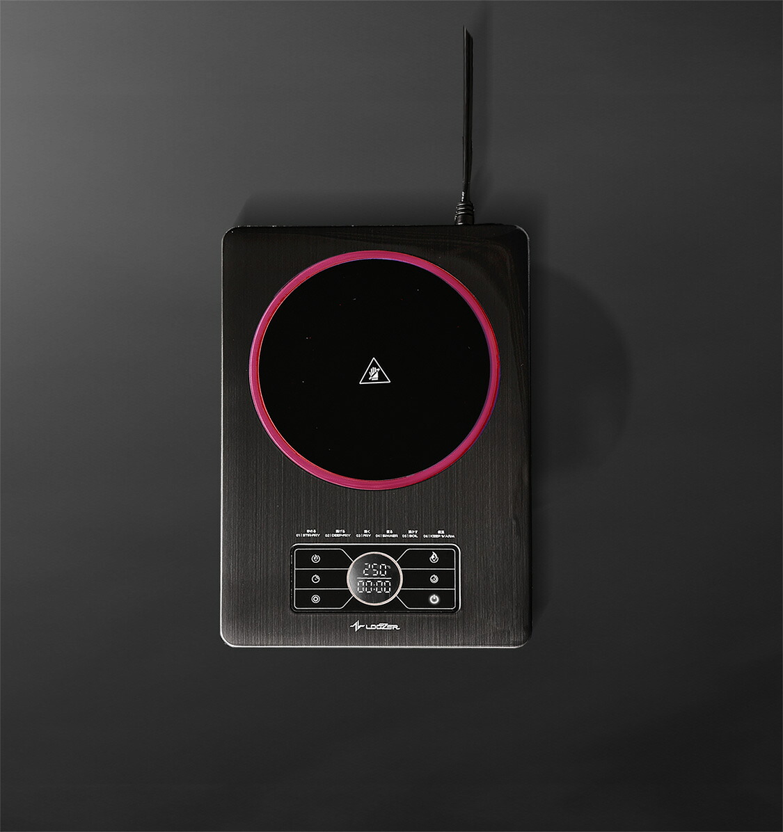LOOZER(ルーザー) SEC100 超電動クッキングトップ100 IH/鉄/耐熱ガラス他対応 加熱調理理器具 BLK 75010050|ナチュラム 支店