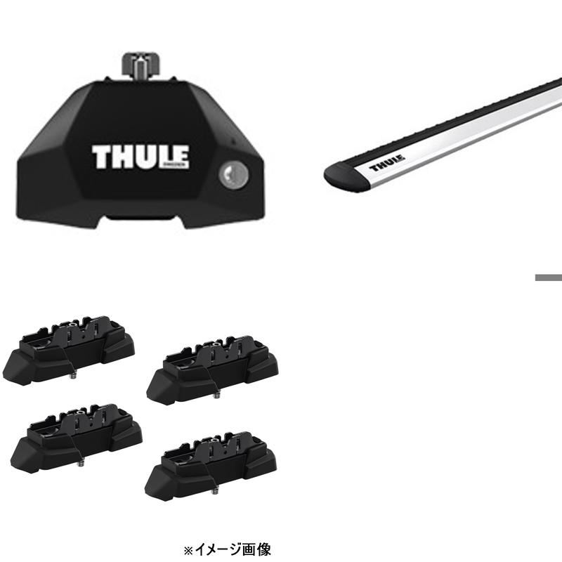 Thule(スーリー) スバル フォレスター(レール無 SK#)用 ウイングバーEVOセット シルバー 7107+7113+THKIT7097｜ナチュラム 支店