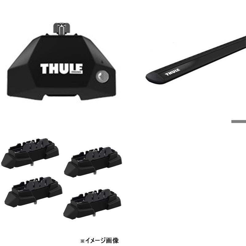 Thule(スーリー) スバル フォレスター(レール無 SK#)用 ウイングバーEVOセット ブラック 7107+7113B+THKIT7097|ナチュラム 支店