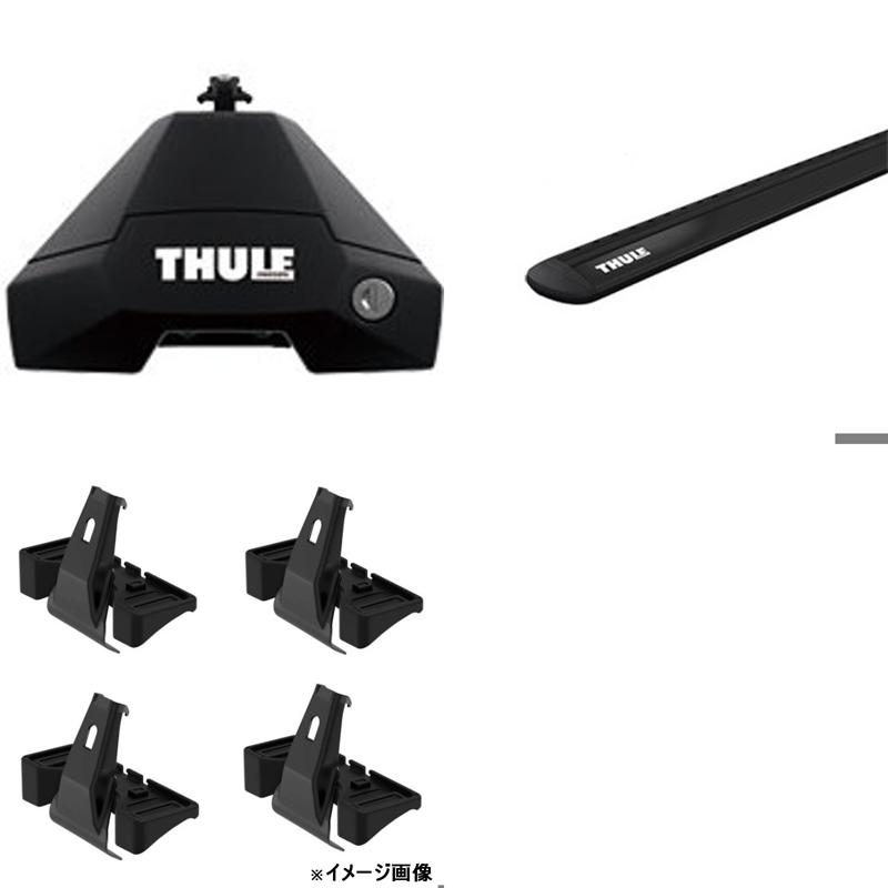 Thule(スーリー) ニッサン エクストレイル(レール無)用 ウイングバーEVOセット ブラック R4/7~ T33 TH7105+TH7113B+5292|ナチュラム 支店