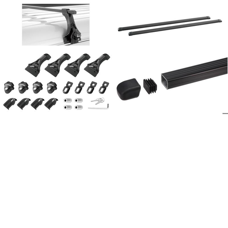 INNO(イノー) ニッサン クリッパー(DR17V)用 スクエアベース(幅低)セット INDDK+INB137BK｜ナチュラム 支店 14,138円