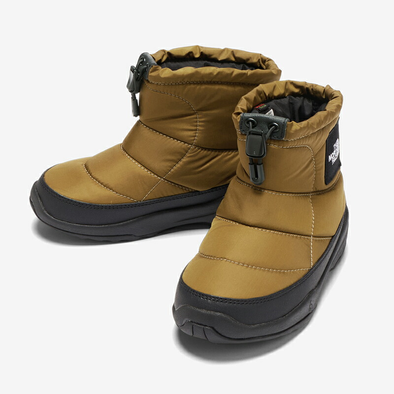 ヌプシ ブーティ ロゴ ショート キッズ 14.0cm モスグリーン