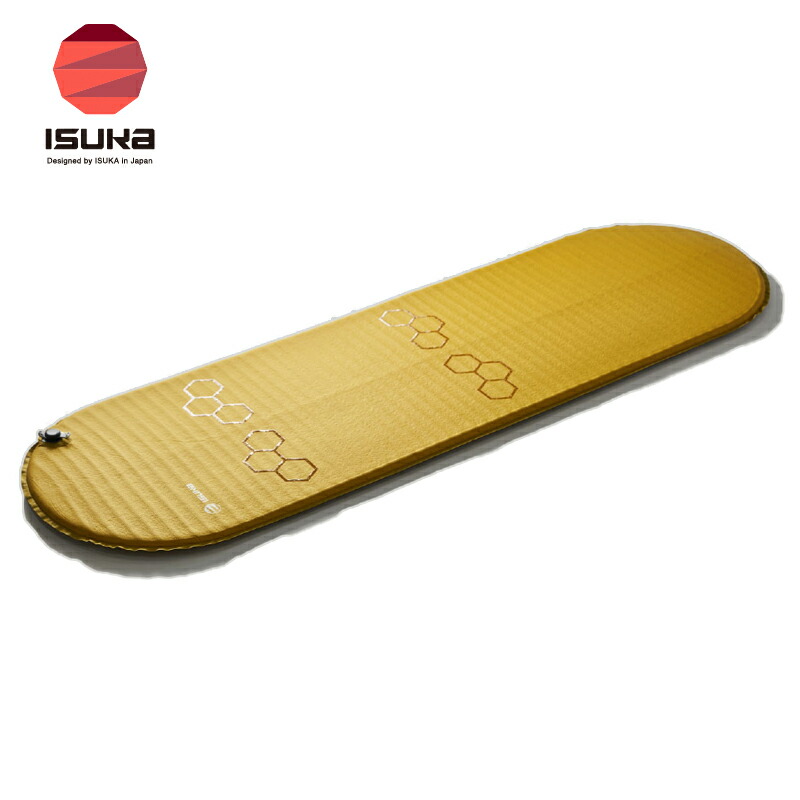 楽天市場】イスカ ISUKA トレイルマットレス Mid マスタード シュラフ