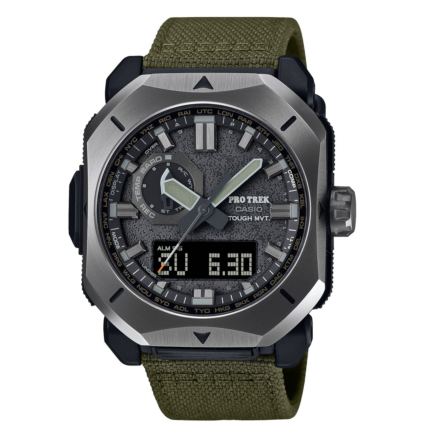 PROTREK(プロトレック) 【国内正規品】PRW-6900YB-3JF 10気圧防水 カーキ PRW-6900YB-3JF