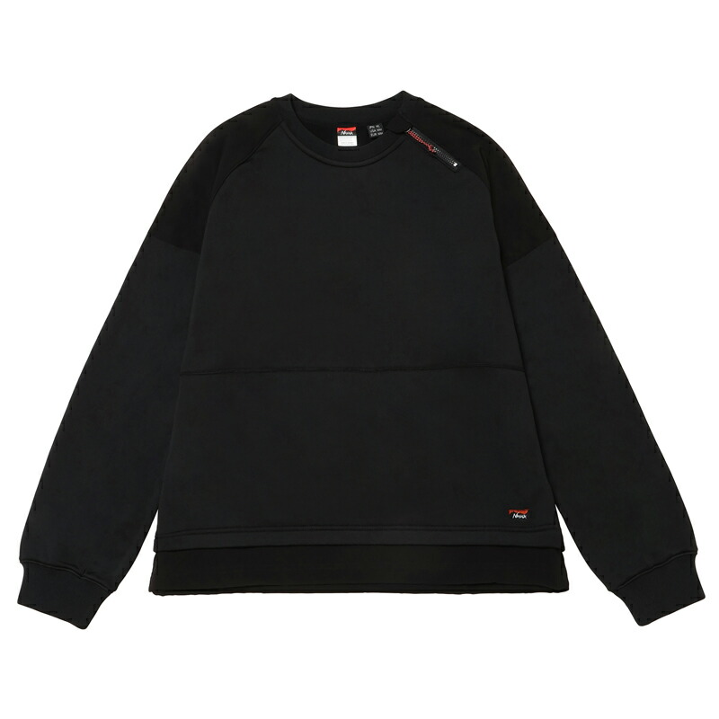 ポーラテック パワー ストレッチ コットン/ナイロン プルオーバー トップス ウィメンズ WM BLACK