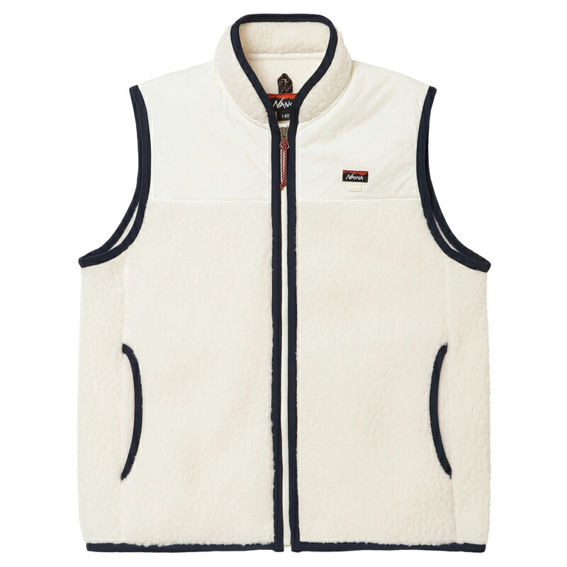 ポーラテック サーマル プロ キッズ ベスト 120 IVORY