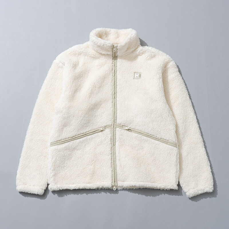 ファイバーパイル ウールコットンジャケット M アイボリー