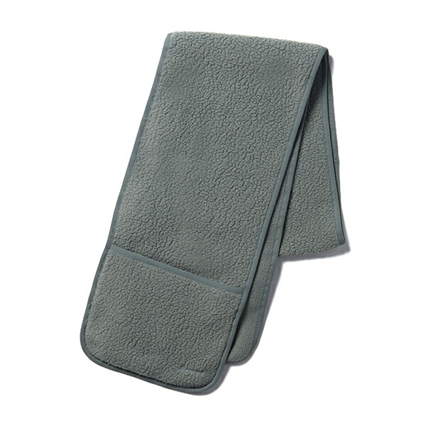 Thermal Boa Fleece Stole One Grey