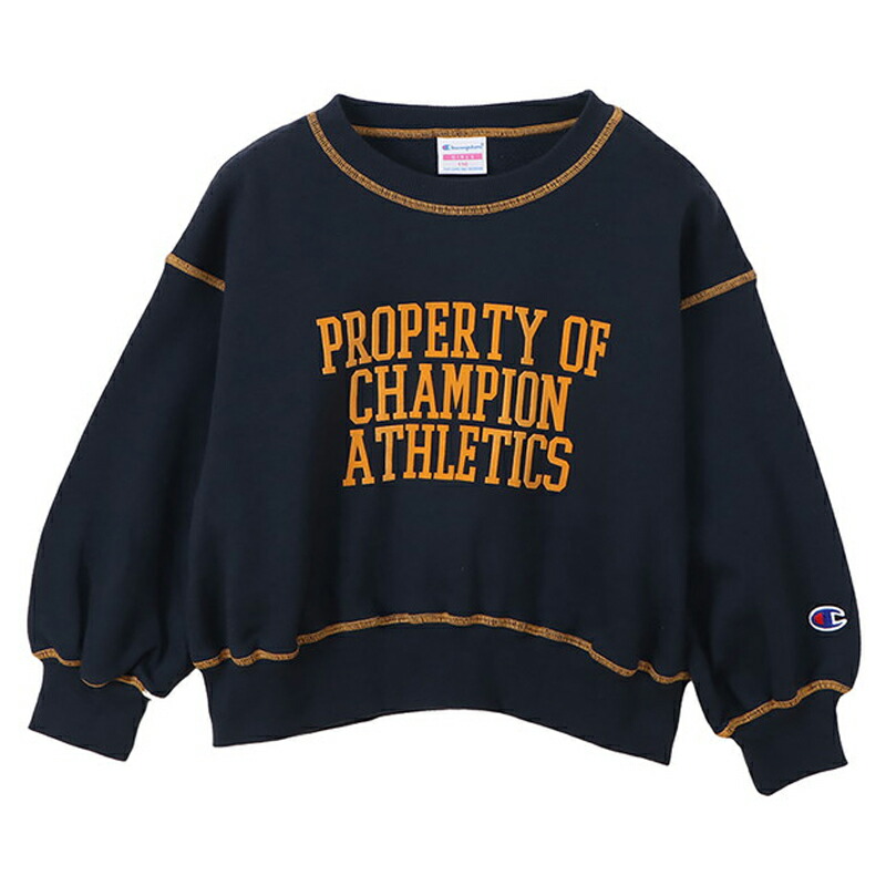 CREW NECK SWEATSHIRT 100 ネイビー(370)