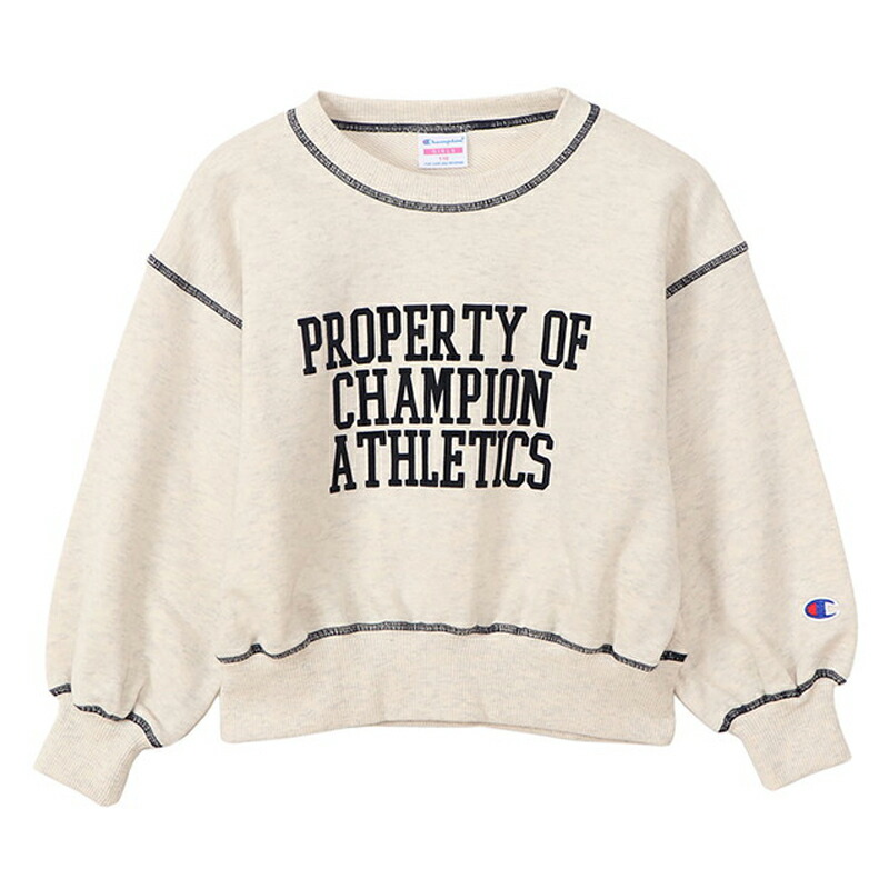 CREW NECK SWEATSHIRT 150 オートミール(810)