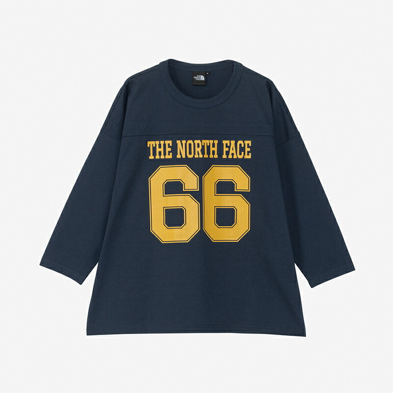 スリークォーター フットボール ティー メンズ M アーバンネイビー