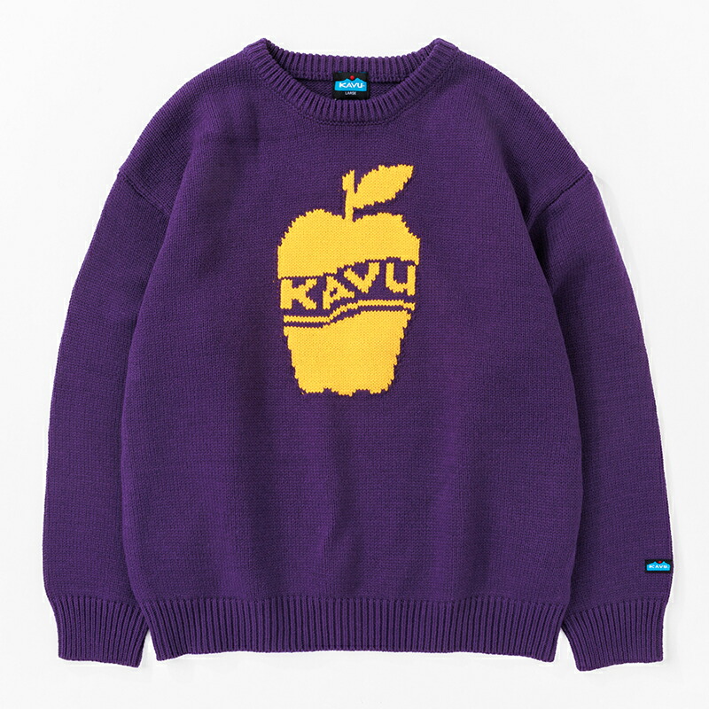 キッズアップルニット M パープル