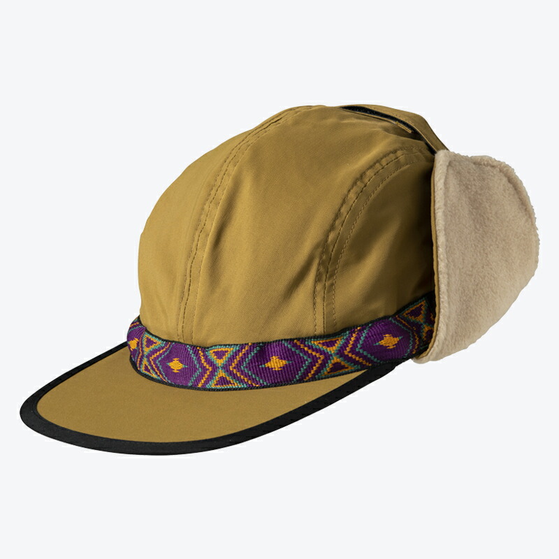 イヤーマフストラップキャップ フリー ブラウンベージュ