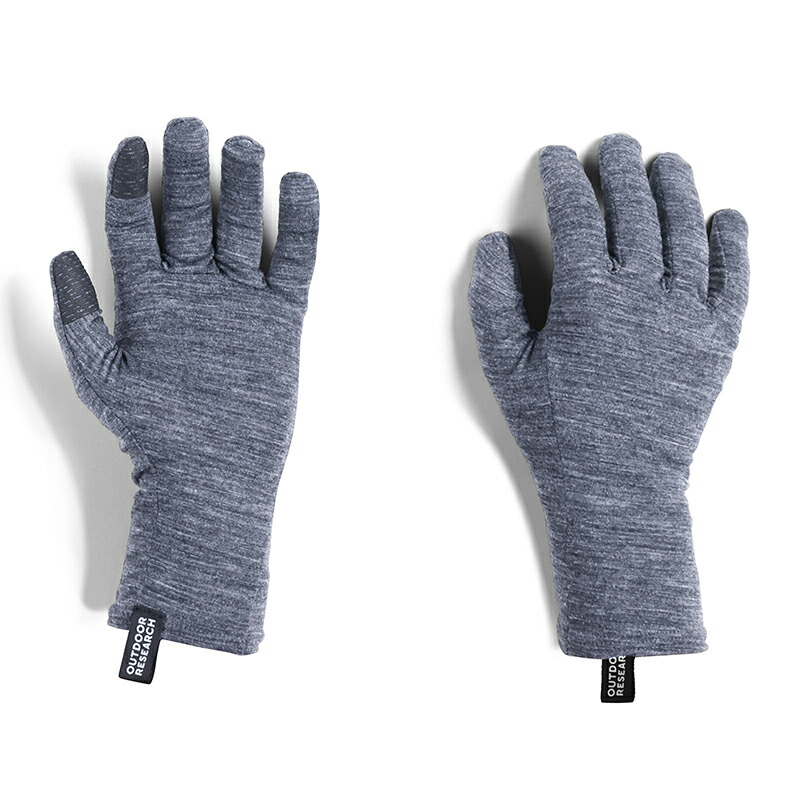 メリノ150センサーライナー M ブラック ヘザー