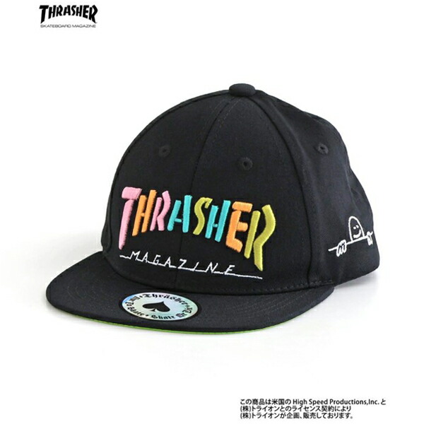 THRASHER キャップ A54 ブラック