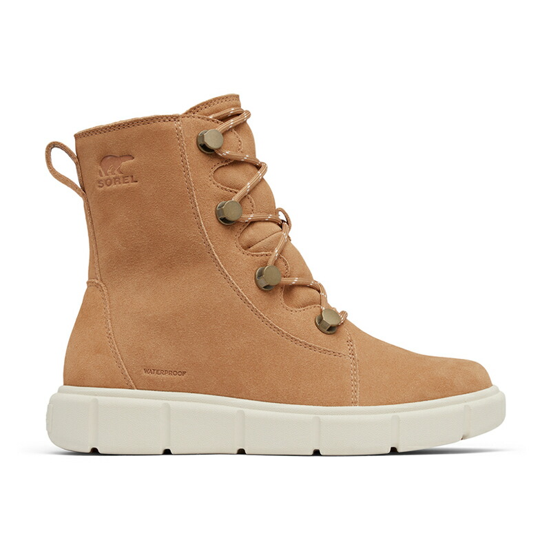 ソレルエクスプローラー3 ジョアンウォータープルーフ 6.5/23.5cm 253(Tawny Buff/Chalk)